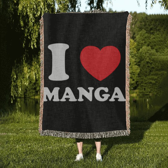 Manga Fan Of Japanese Animation Comics Heart Manga Woven Blankets