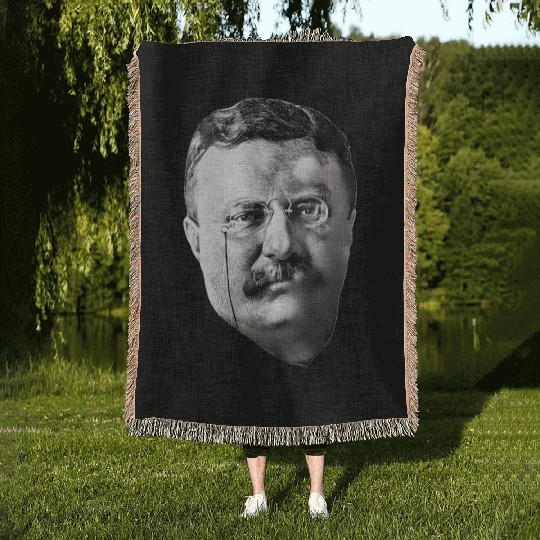 President Teddy Roosevelt Woven Blankets