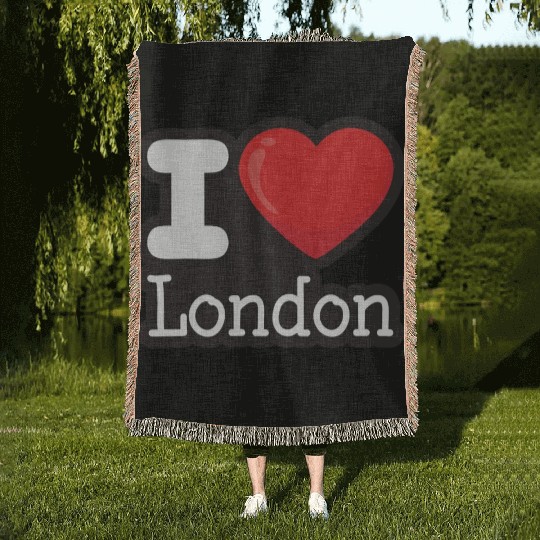 I love London Woven Blankets