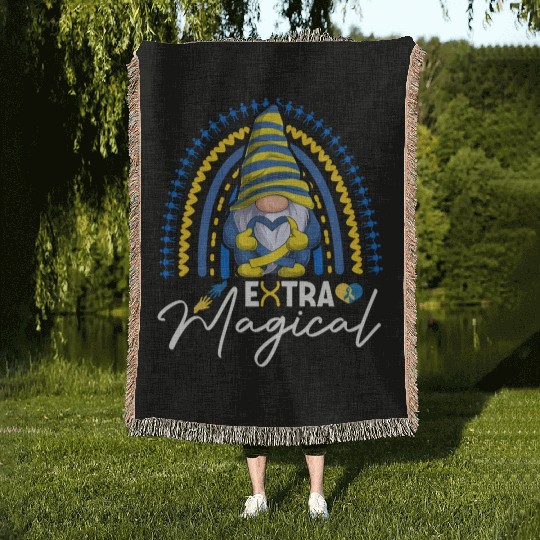 Down Syndrome Awareness Day March 21 Extra Magical Woven Blankets
