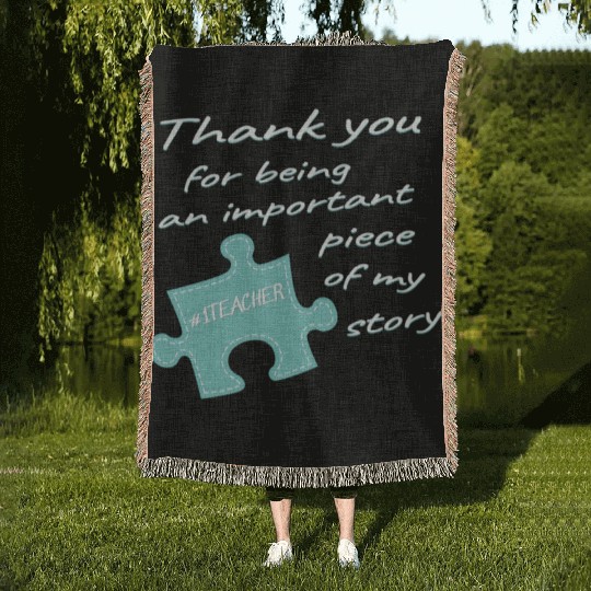 Teacher Appreciation Number One Teacher End Of Sch Woven Blankets