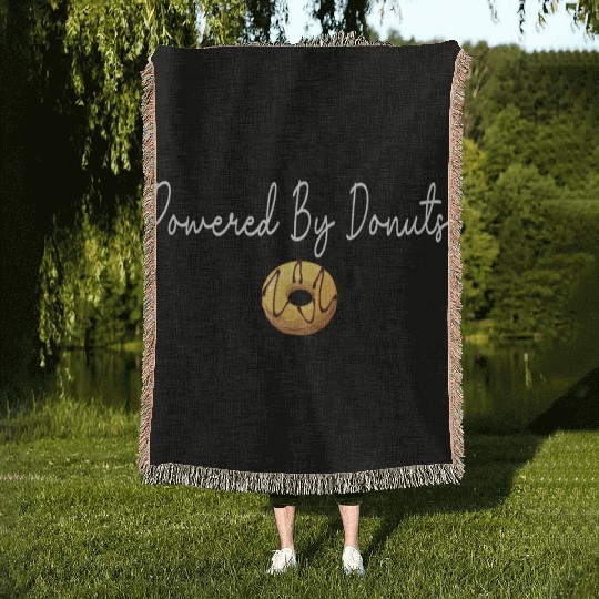 Chocolate Caramel Donuts Day Powered By Donuts Py Woven Blankets