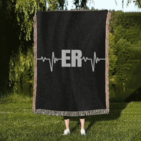Emergency Medicine Emergency Room Nurse Er Hebeat Woven Blankets