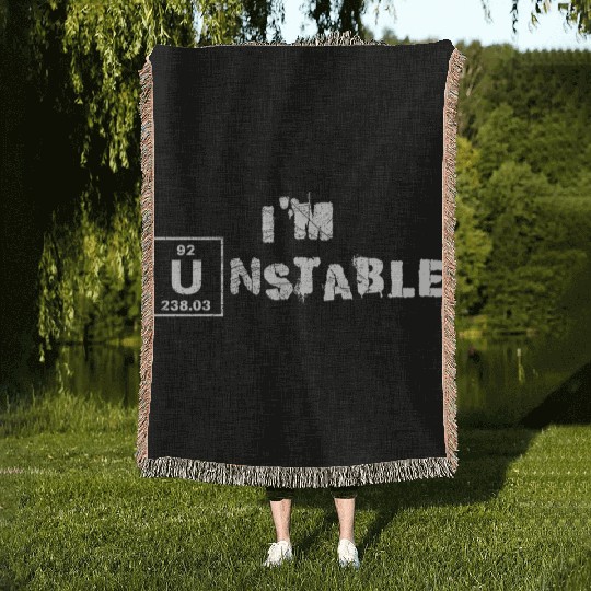 Unstable Nuclear Physics Chemistry Science Woven Blankets
