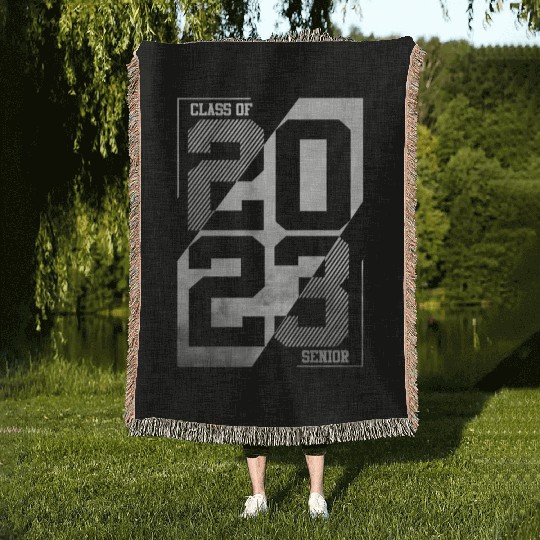 2023 Senior Class Of 23 Woven Blankets