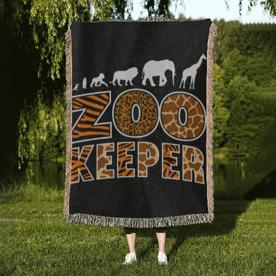 Zoo Keeper Zookeeper Woven Blankets