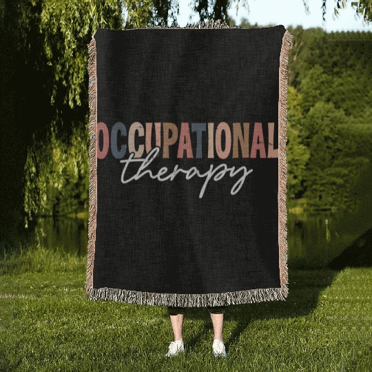 Vintage Ot Occupational Therapy Therapist Ot Month Woven Blankets