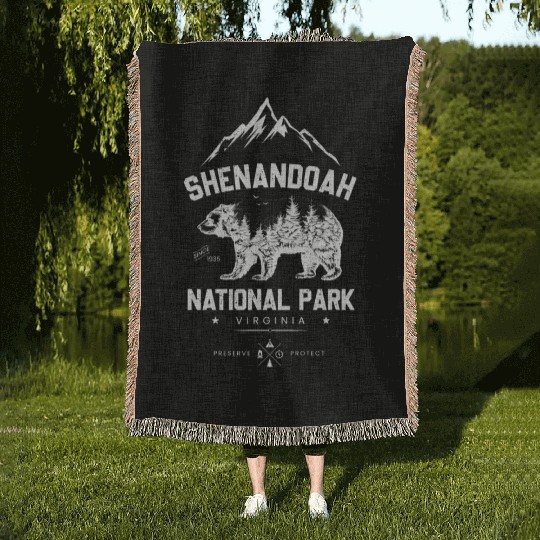Shenandoah National Park Woven Blankets