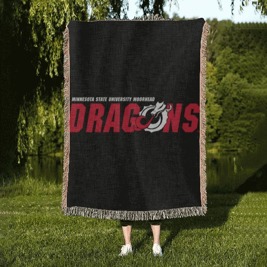 Minnesota State Moorhead Dragons Icon Woven Blankets