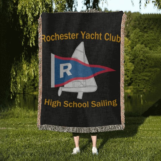 West Irondequoit Ryc High School Sailing Woven Blankets