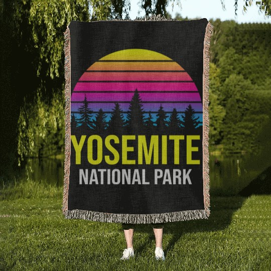 Yosemite National Park Woven Blankets