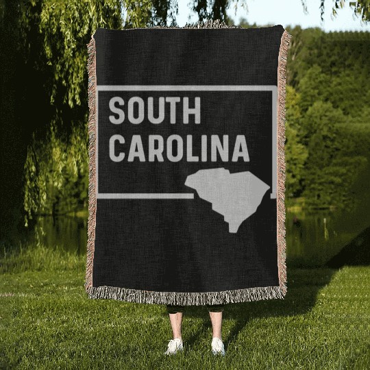 South Carolina Charleston Columbia Mo Pleasant Woven Blankets