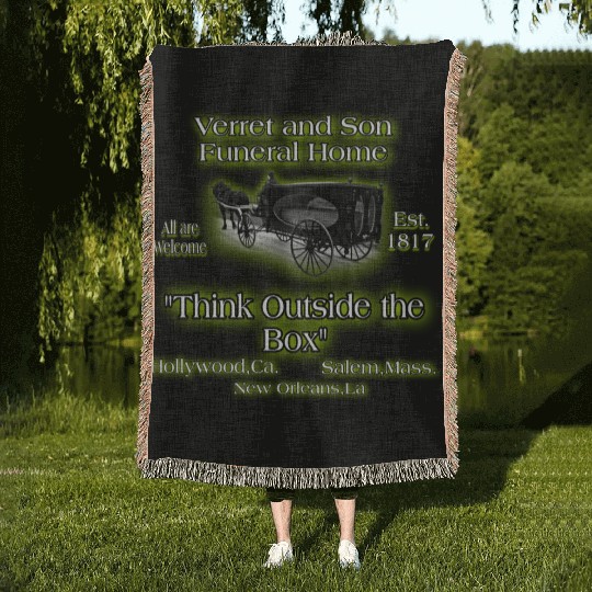 Verret and Son Funeral Home Woven Blankets
