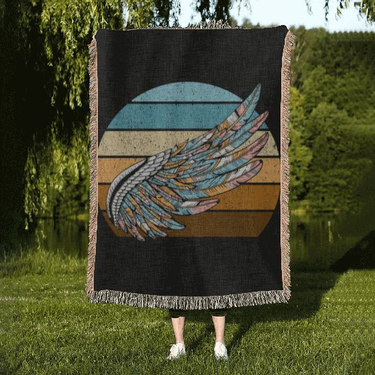 Falconry Bird Falcon Hunting Falconer Woven Blankets