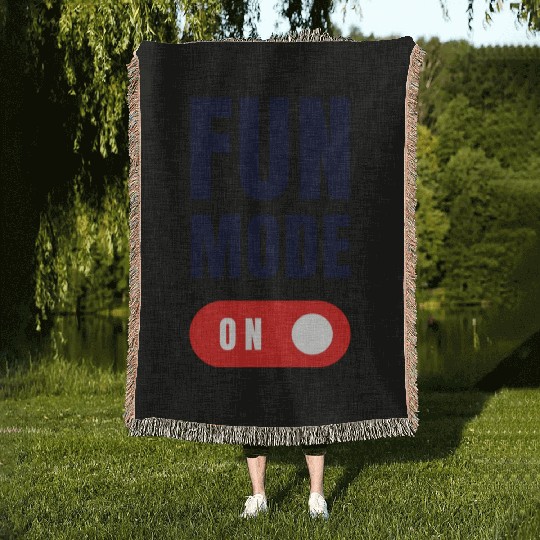 Black Colorful Dubai The Leading City in the World Woven Blankets