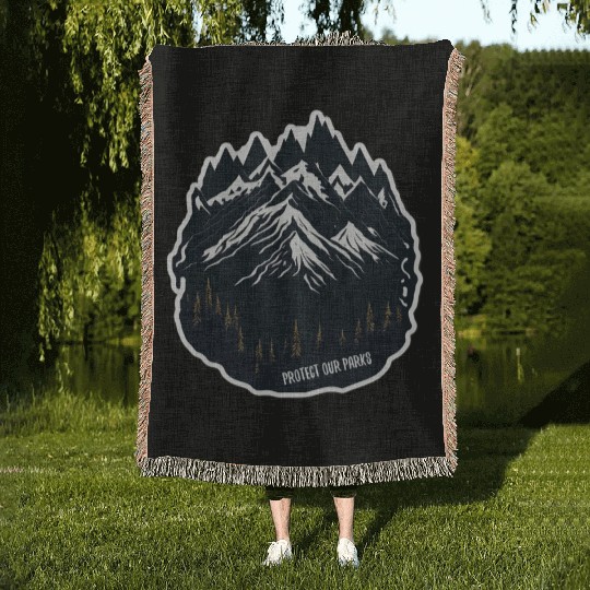Natur Wildlife Outdoor Forest Camping Hiking Woven Blankets
