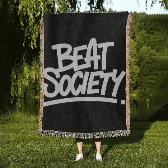 Beat Society nostalgia Woven Blankets