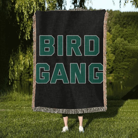 Bird Gang Woven Blankets