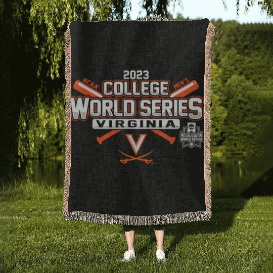 College World Series 2023 Baseball CWS Woven Blankets