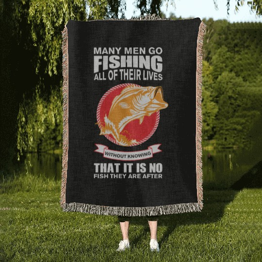 Fishing Special Woven Blankets