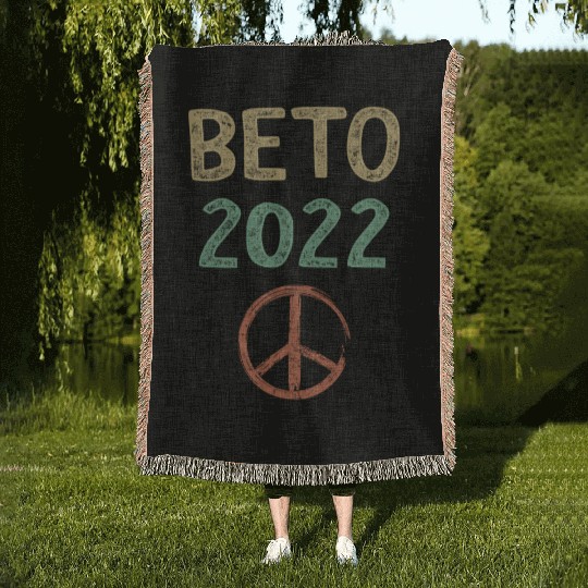 Beto 2022 Beto For Governor Of Texas Beto O'Rourke Woven Blankets