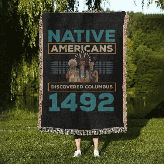 Aboriginal Indians Indigenous Native American Day Woven Blankets