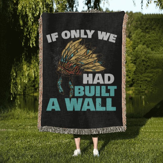 Aboriginal Indians Indigenous Native American Day Woven Blankets