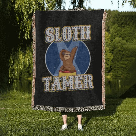 Sloth Tamer Woven Blankets