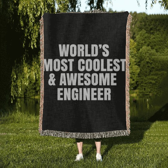 World s Most Coolest And Awesome Engineer Woven Blankets