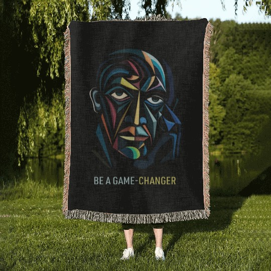 Be A Game Changer Woven Blankets