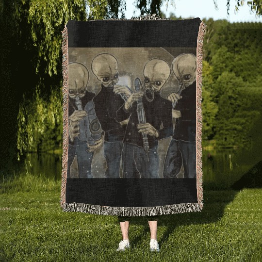 Cantina Band Mos Eisley Woven Blankets