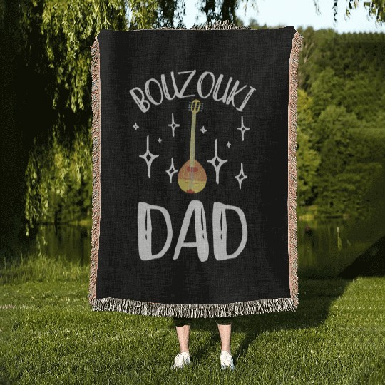 Irish Bouzouki Instrument Greek Woven Blankets