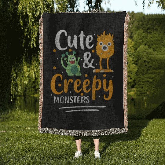 Monster Fright Children Monster Hunter Woven Blankets