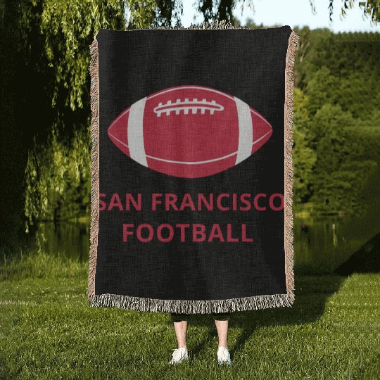 San Francisco Football Woven Blankets
