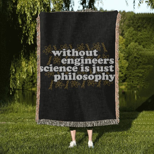 Philosophy Teacher Poetry Reading Book Science Woven Blankets