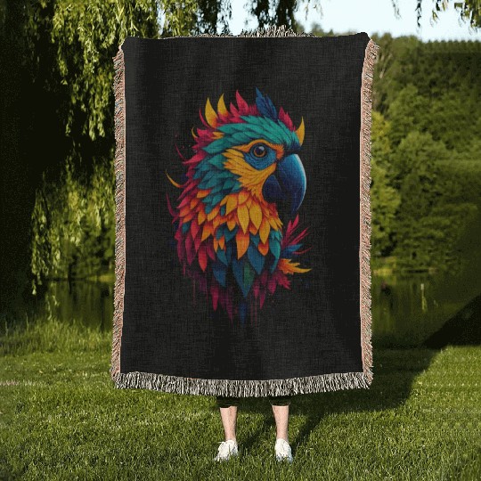 macaw Woven Blankets
