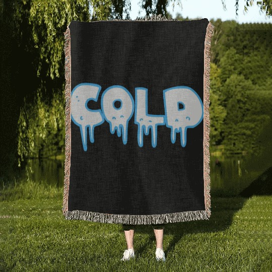 Cold awesome winter lovers Woven Blankets