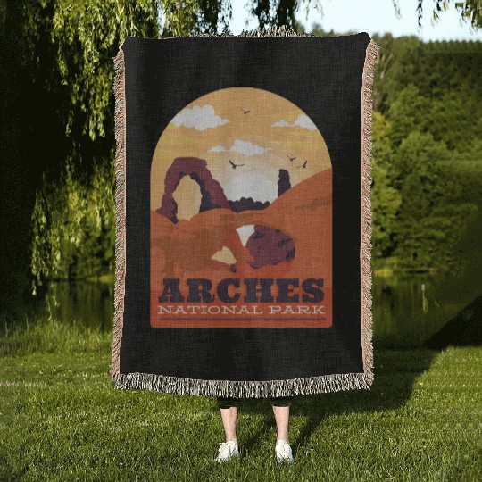 Arches National Park Woven Blankets