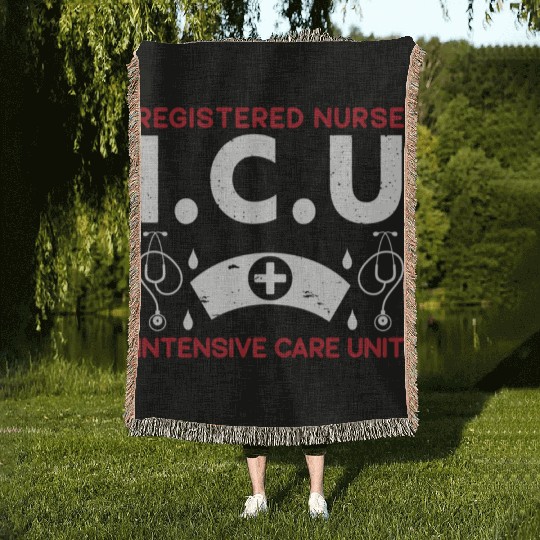 Icu Registered Nurse Hotal Rn Medical Intensive Woven Blankets