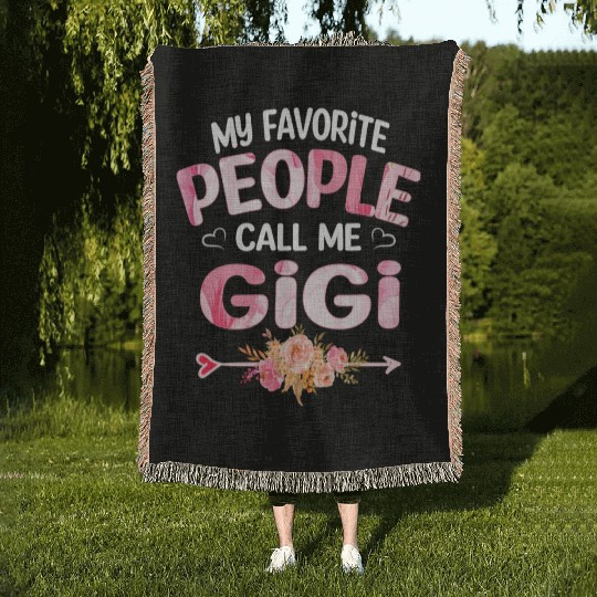 My People Call Me Gigi Woven Blankets