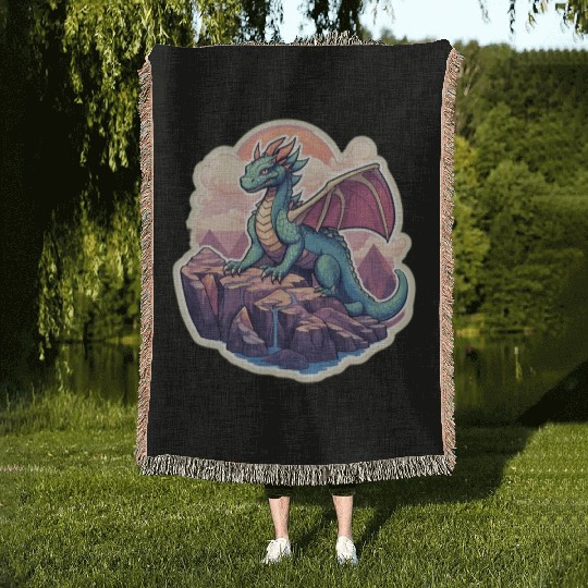 Dragon Tamer Nostalgia Woven Blankets