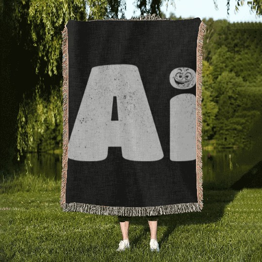 AI Artificial Intelligence & AI Robotics Woven Blankets