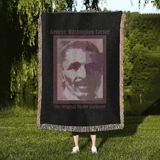 George Washington Carver Woven Blankets