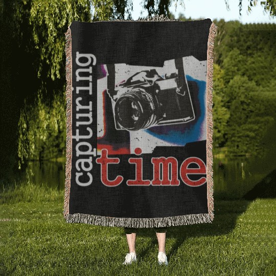 Camera & photography lovers Woven Blankets design