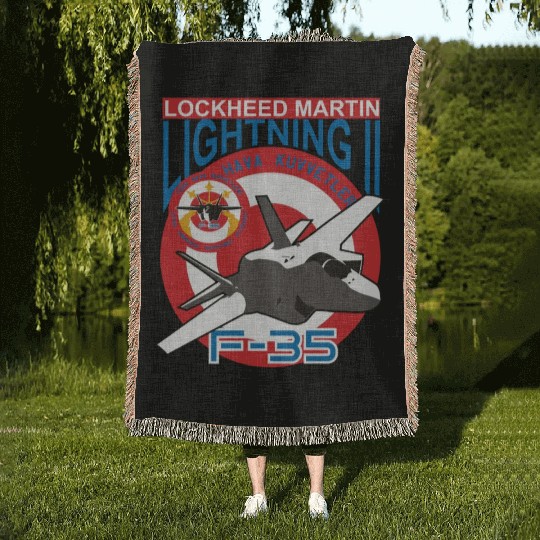 Lockheed Martin F 35 Woven Blankets
