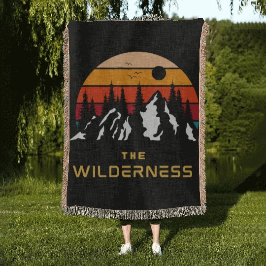 The Wilderness - Embrace the Raw Beauty of Nature Woven Blankets