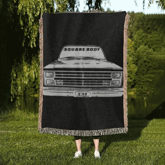 SQUARE BODY Woven Blankets