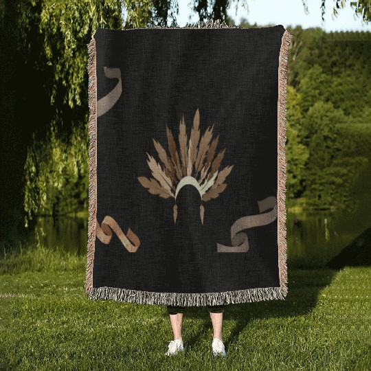 Columbus Day and Indigenous People Day Celebration Woven Blankets