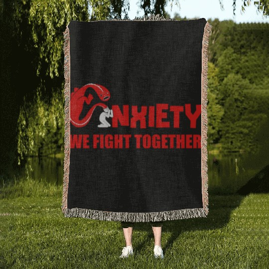 Psychology Psychologist Anxiety Woven Blankets