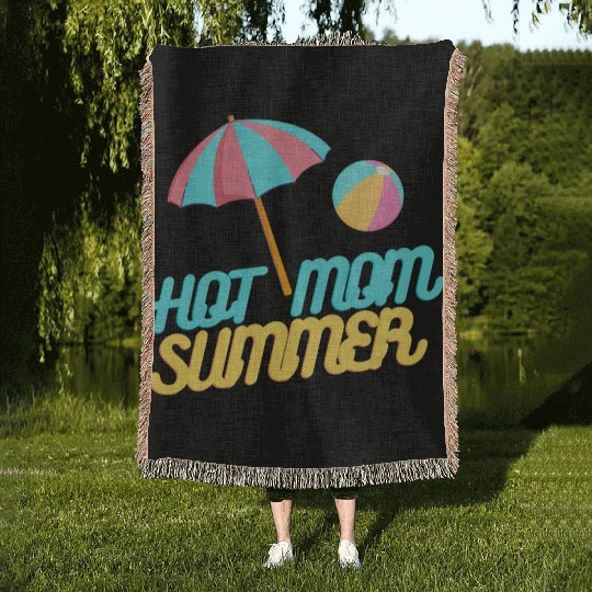 HOT MOM SUMMER Woven Blankets